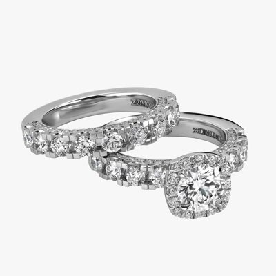 Delicacy Bridal Set (Round Brilliant Cut)